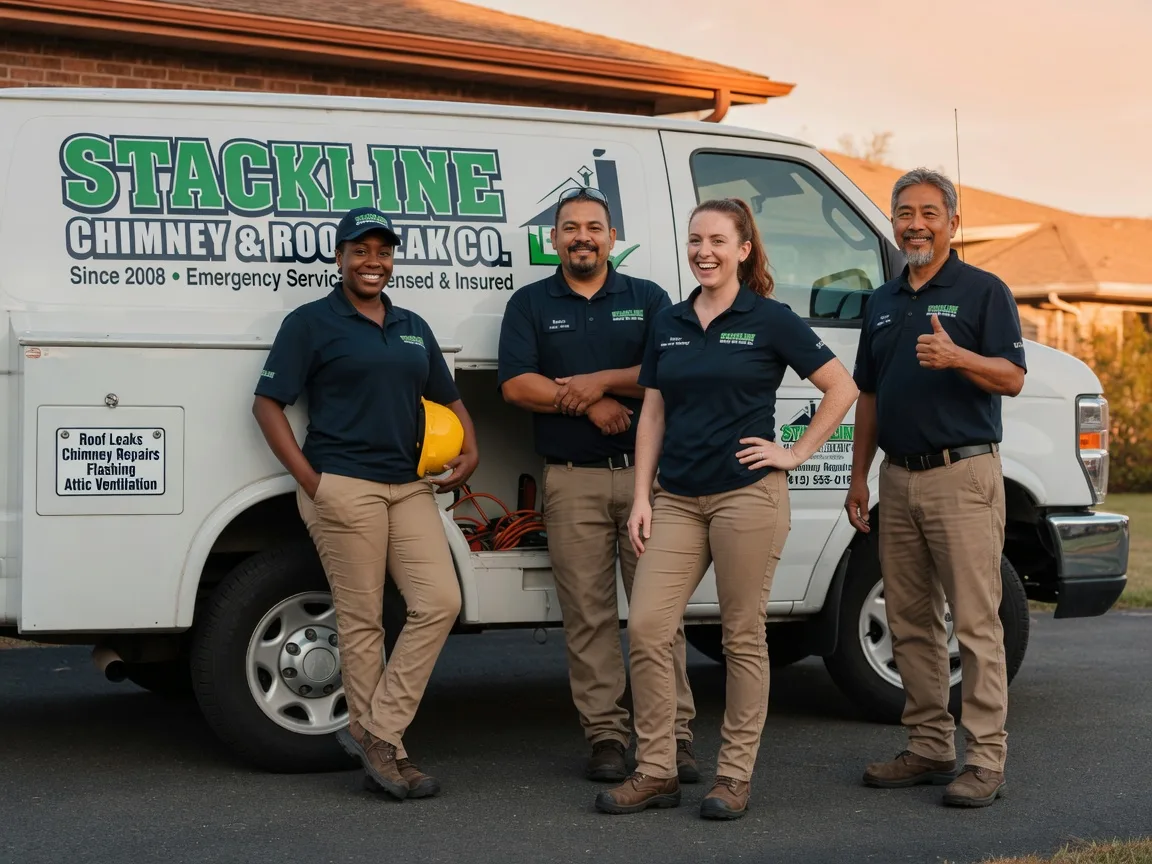 Chimney flashing repair company in Petty, TX